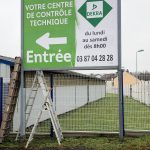 DEKRA PANNEAU DIBOND 150X150 | Imprimcom'est Signalétique Stiring-Wendel 6