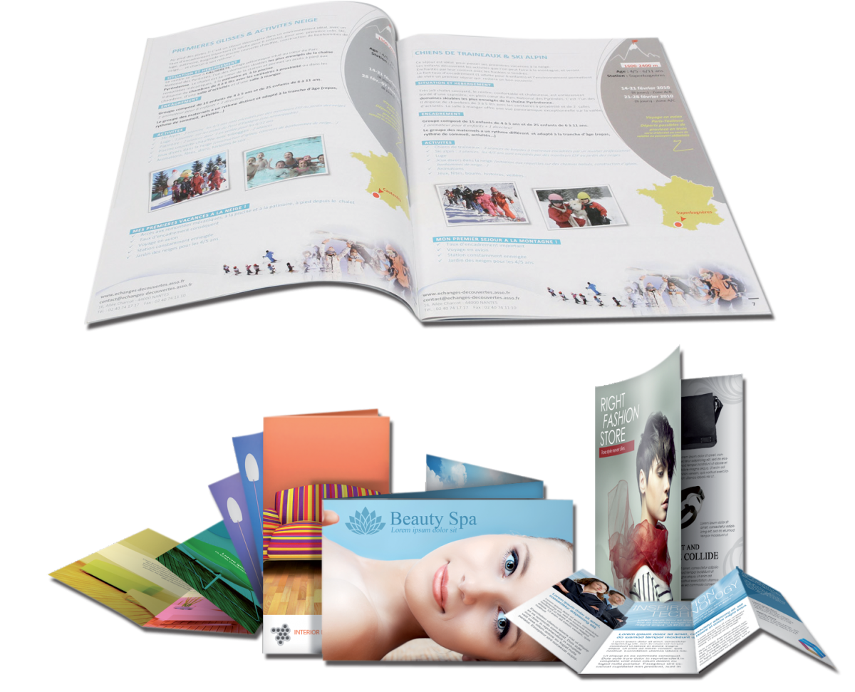 PHOTO BROCHURES FLYERS | Imprimcom'est Imprimerie Thionville 1