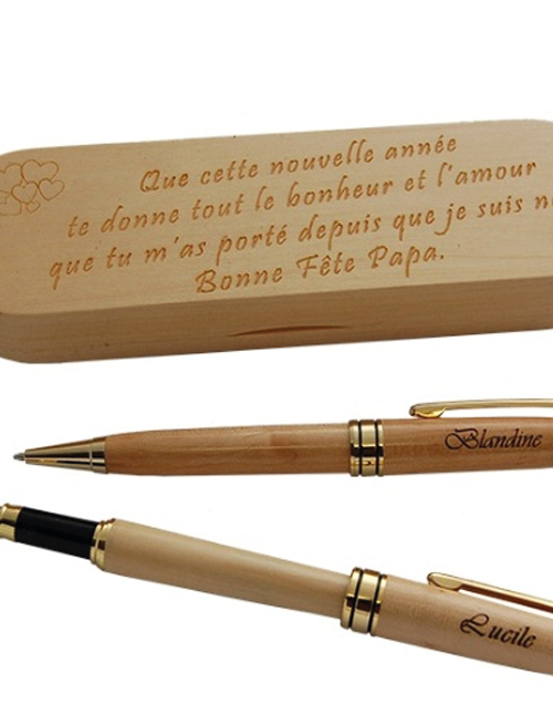 STYLO BOIS GRAVE 500X636 | Imprimcom'est Objet publicitaire Woippy