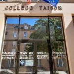 LETTRAGES PORTES COLLEGE 150X150 | Imprimcom'est Signalétique Fameck 22
